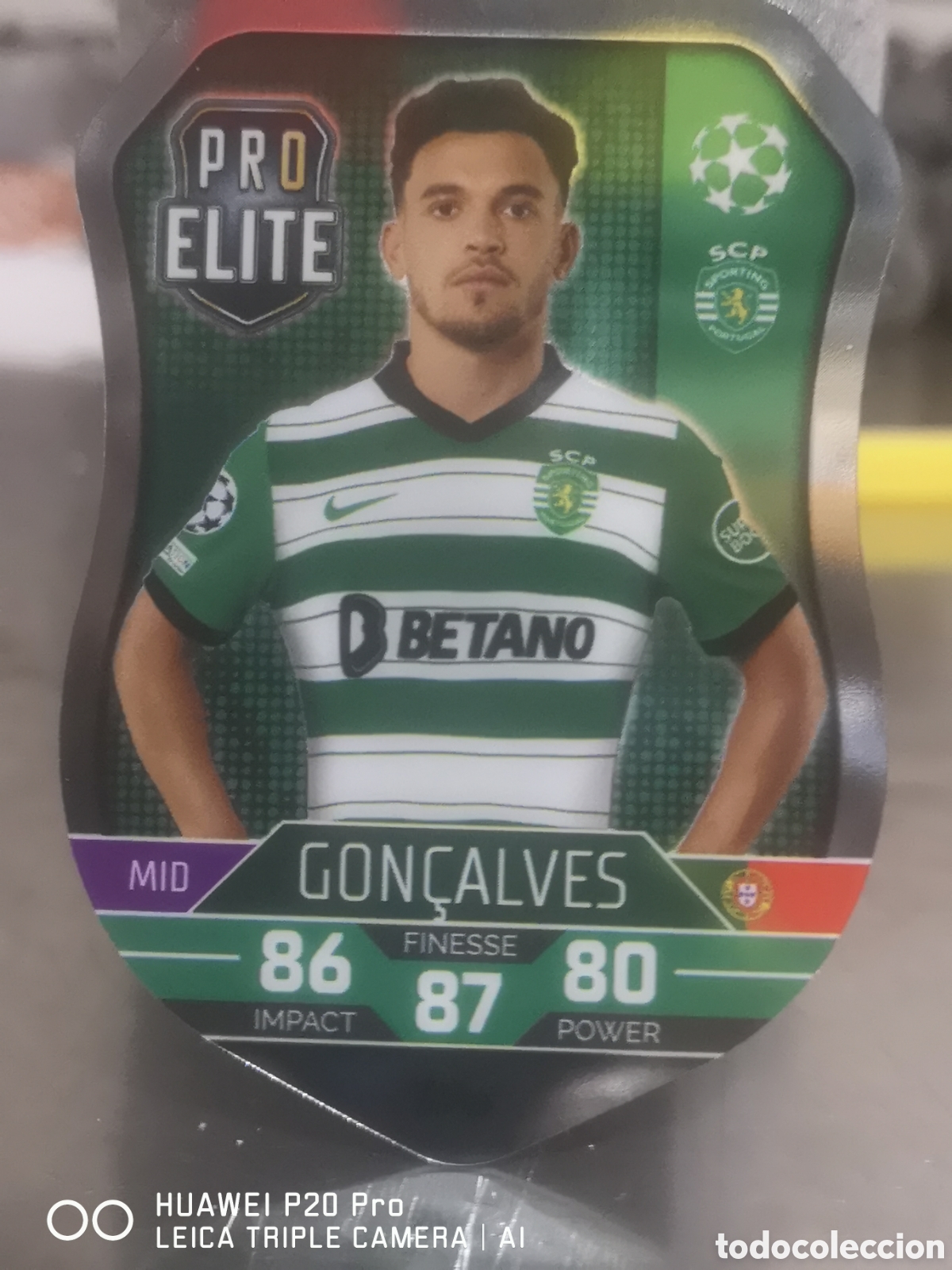 Cromos de f&uacute;tbol: SH 17 PRO ELITE PEDRO CONCALVES MATCH ATTAX 2022 2023 22 23 CHAMPIONS
