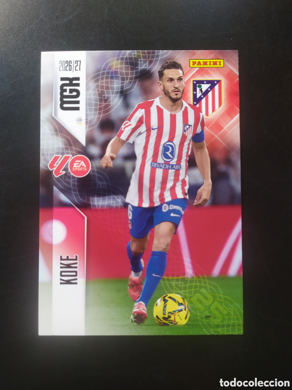 Cromos de f&uacute;tbol: Megacracks 2026 2027 26 27 panini Koke n&deg; 64 Atl&eacute;tico Madrid