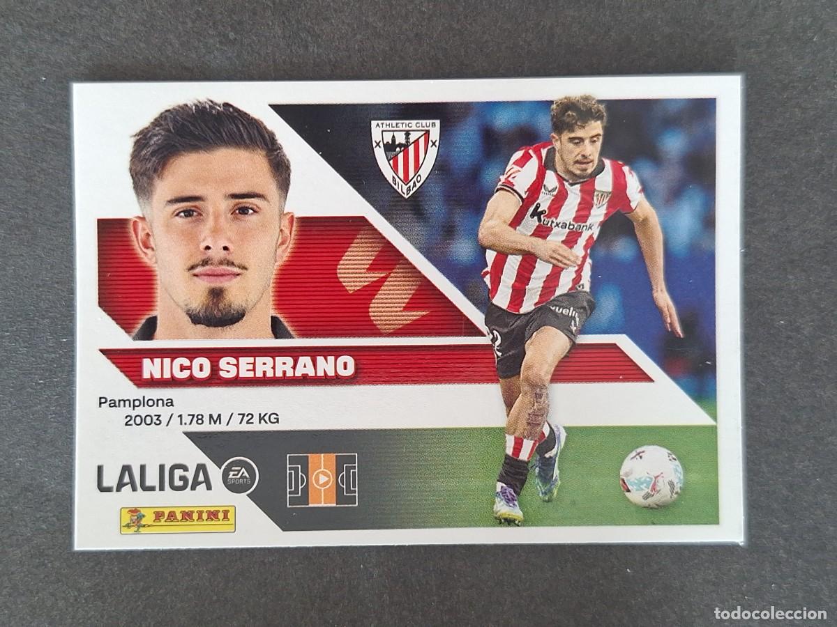 Cromos de f&uacute;tbol: L2 NICO SERRANO ATHLETIC CLUB DE BILBAO LIGA ESTE 2026 2027 26 27 NUNCA PEGADO SIN PEGAR