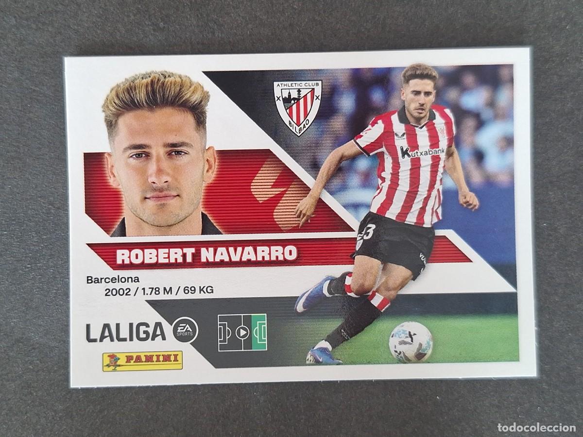 Cromos de f&uacute;tbol: L2 ROBERT NAVARRO ATHLETIC CLUB DE BILBAO LIGA ESTE 2026 2027 26 27 NUNCA PEGADO SIN PEGAR