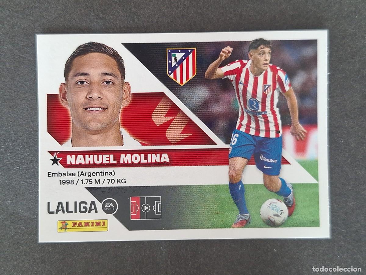 Cromos de f&uacute;tbol: L2 NAHUEL MOLINA ATLETICO DE MADRID LIGA ESTE 2026 2027 26 27 NUNCA PEGADO SIN PEGAR