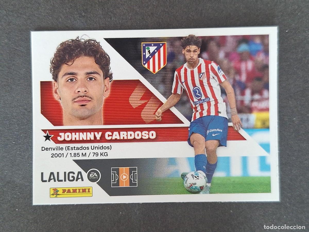 Cromos de f&uacute;tbol: L2 JOHNNY CARDOSO ATLETICO DE MADRID LIGA ESTE 2026 2027 26 27 NUNCA PEGADO SIN PEGAR