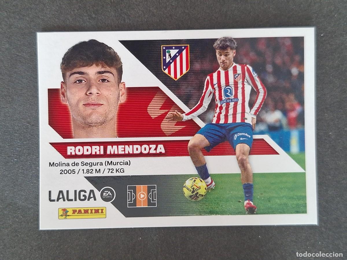 Cromos de f&uacute;tbol: L2 RODRI MENDOZA ATLETICO DE MADRID LIGA ESTE 2026 2027 26 27 NUNCA PEGADO SIN PEGAR