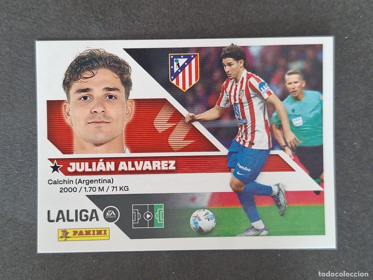 Cromos de f&uacute;tbol: L2 JULIAN ALVAREZ ATLETICO DE MADRID LIGA ESTE 2026 2027 26 27 NUNCA PEGADO SIN PEGAR
