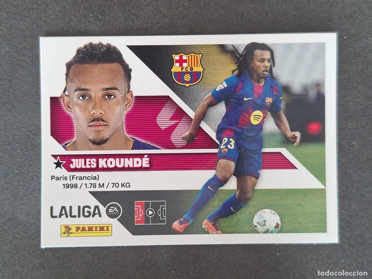 Cromos de f&uacute;tbol: L2 KOUNDE F. C. BARCELONA LIGA ESTE 2026 2027 26 27 NUNCA PEGADO SIN PEGAR
