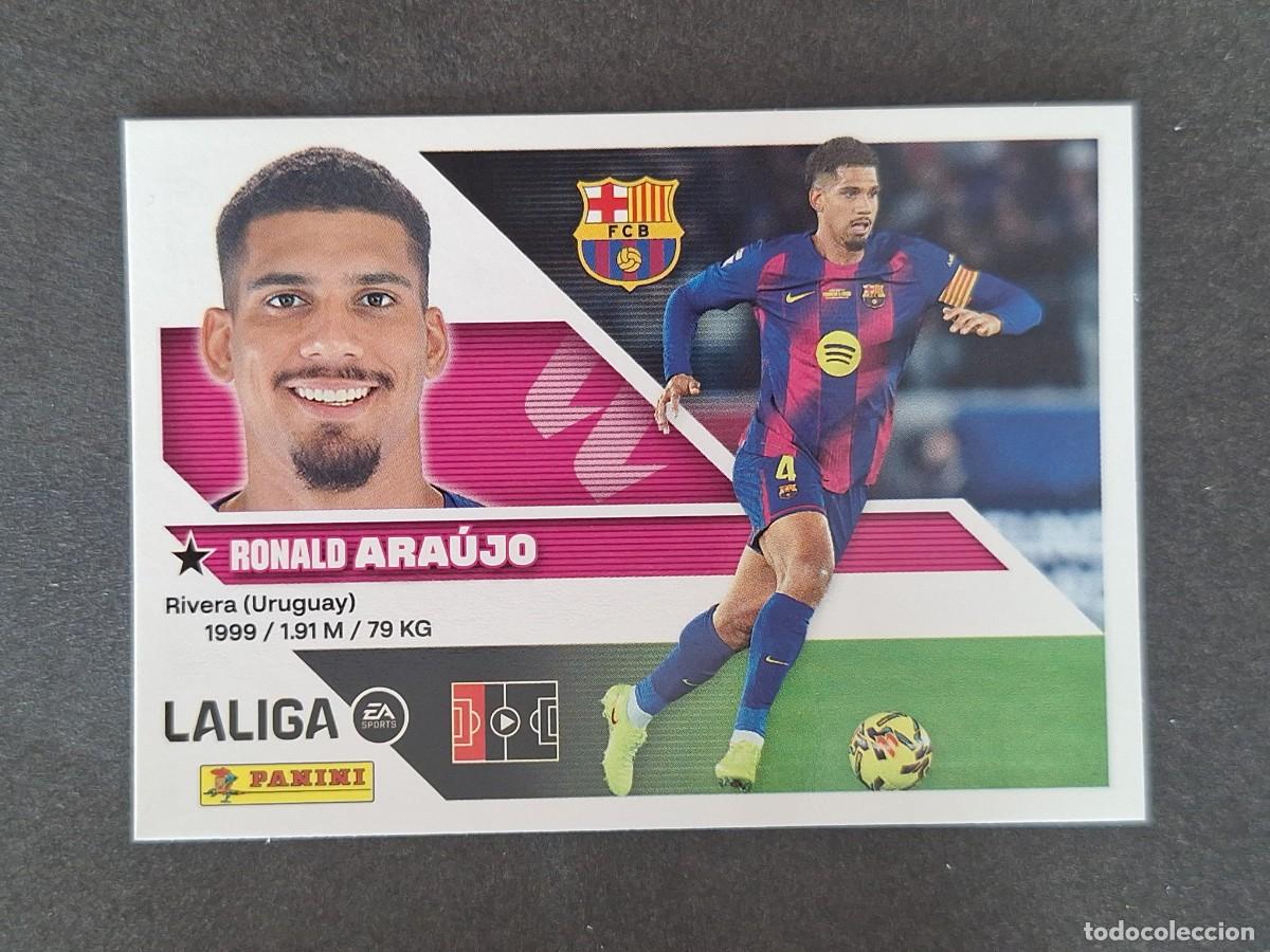 Cromos de f&uacute;tbol: L2 ARAUJO F. C. BARCELONA LIGA ESTE 2026 2027 26 27 NUNCA PEGADO SIN PEGAR