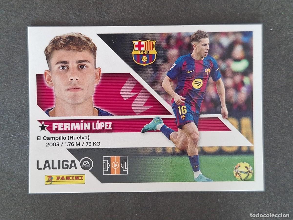 Cromos de f&uacute;tbol: L2 FERMIN F. C. BARCELONA LIGA ESTE 2026 2027 26 27 NUNCA PEGADO SIN PEGAR