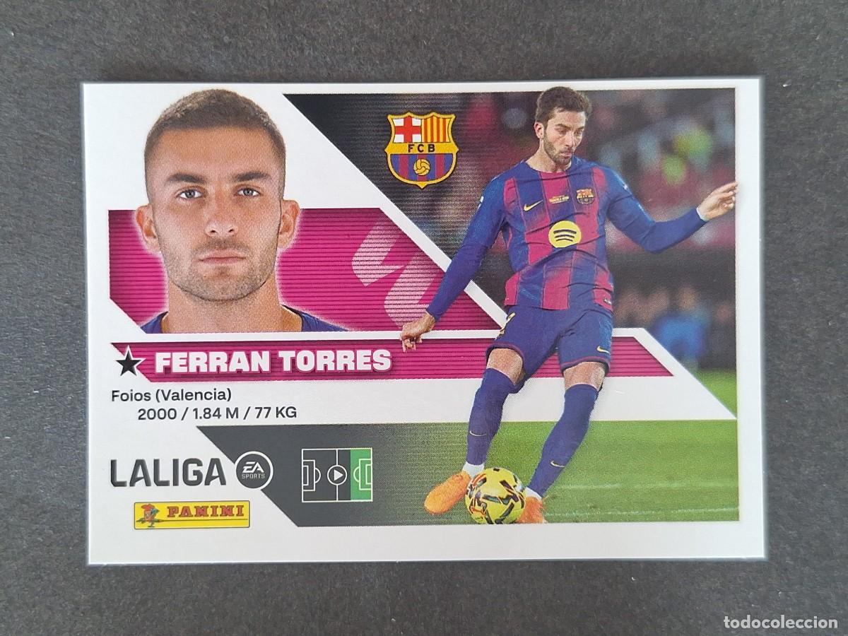 Cromos de f&uacute;tbol: L2 FERRAN TORRES F. C. BARCELONA LIGA ESTE 2026 2027 26 27 NUNCA PEGADO SIN PEGAR