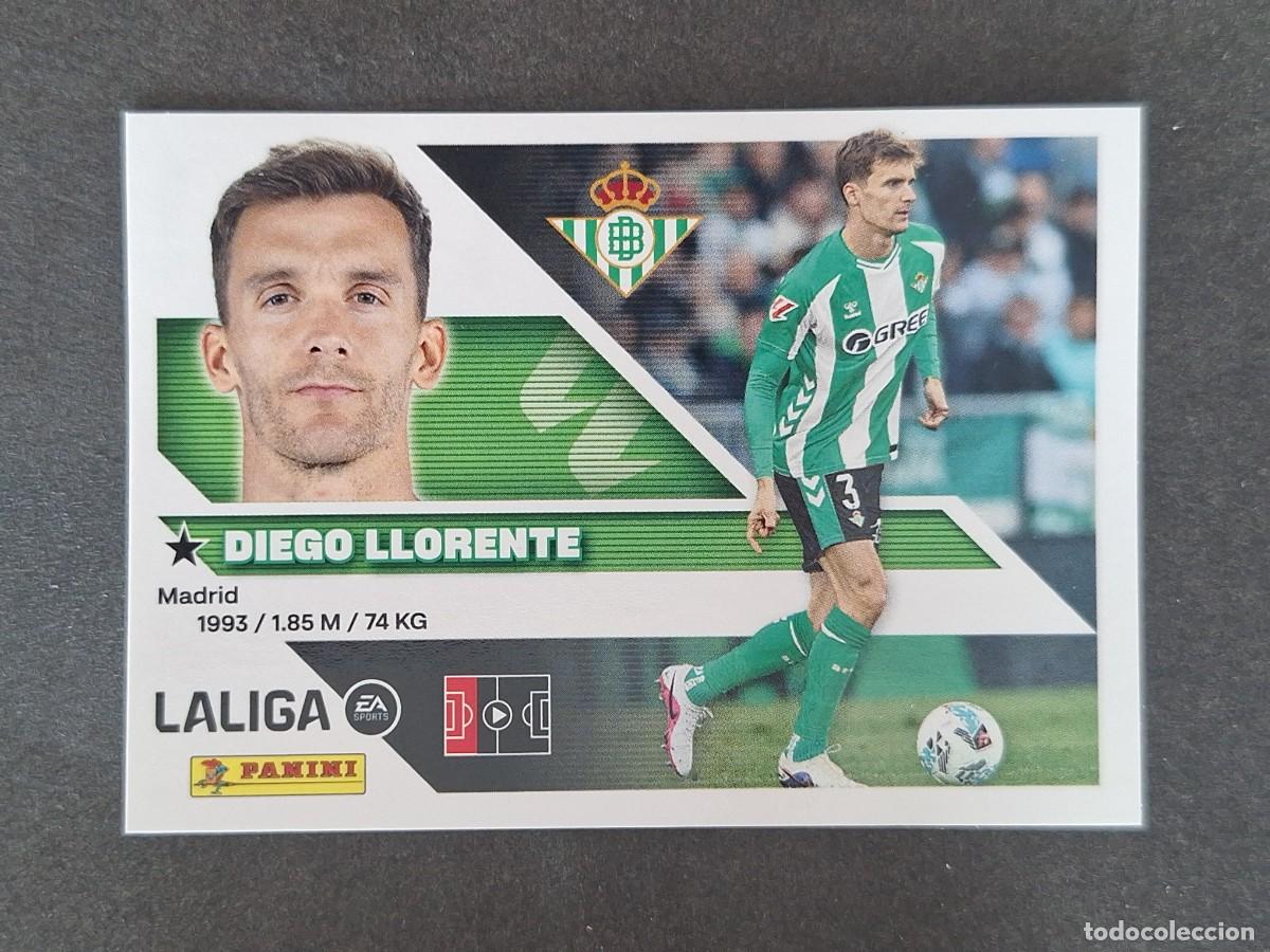 Cromos de f&uacute;tbol: L2 DIEGO LLORENTE REAL BETIS BALOMPIE LIGA ESTE 2026 2027 26 27 NUNCA PEGADO SIN PEGAR
