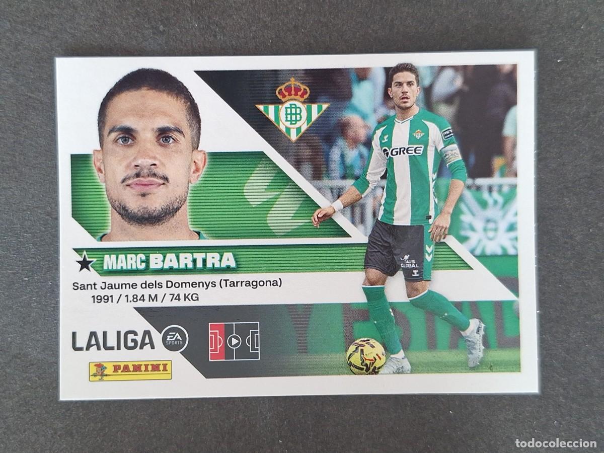 Cromos de f&uacute;tbol: L2 BARTRA REAL BETIS BALOMPIE LIGA ESTE 2026 2027 26 27 NUNCA PEGADO SIN PEGAR
