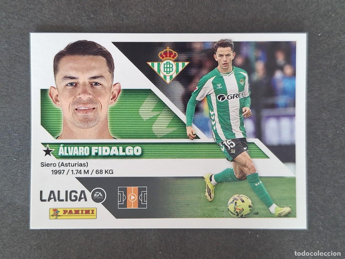 Cromos de f&uacute;tbol: L2 FIDALGO REAL BETIS BALOMPIE LIGA ESTE 2026 2027 26 27 NUNCA PEGADO SIN PEGAR