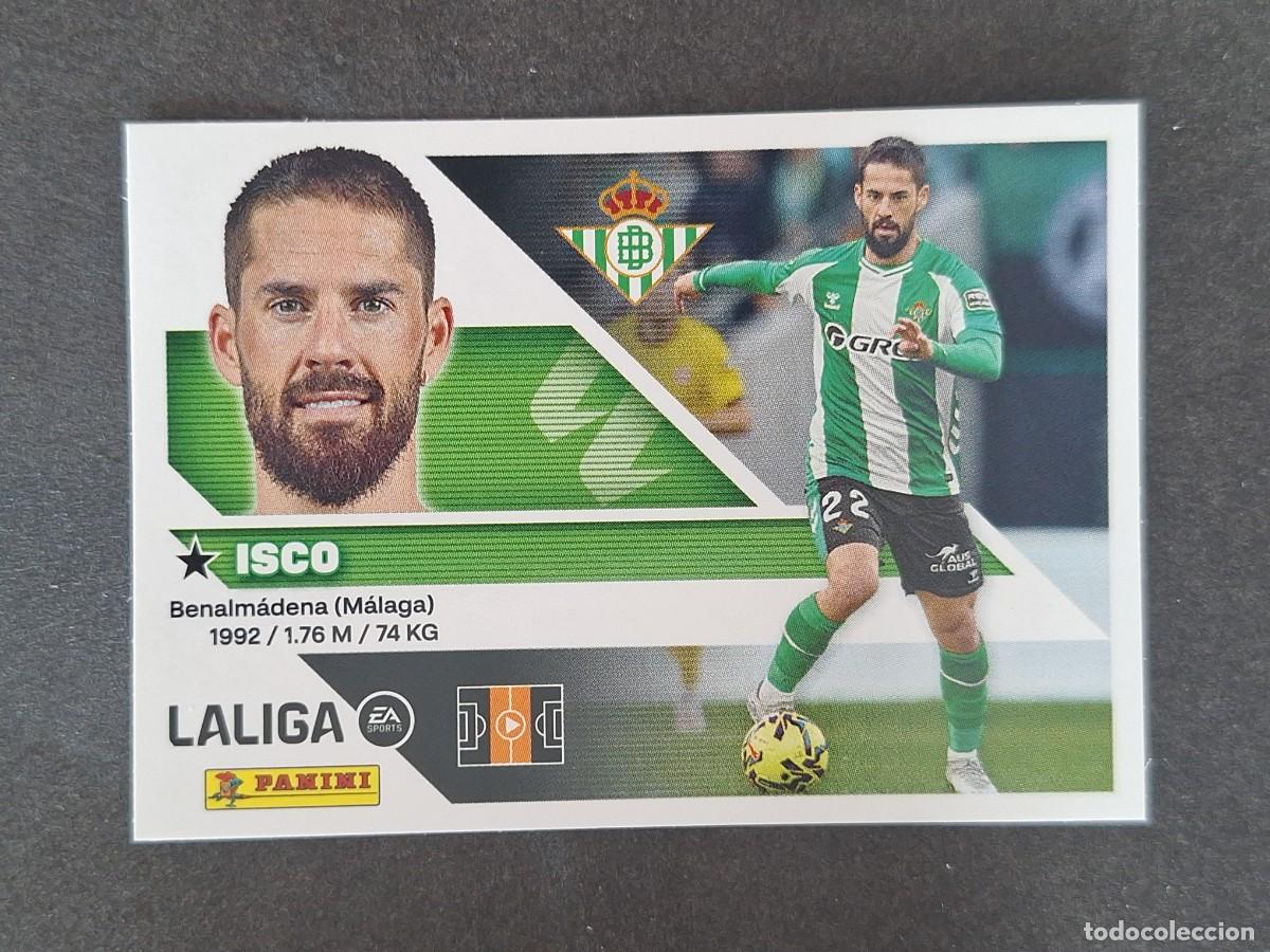 Cromos de f&uacute;tbol: L2 ISCO REAL BETIS BALOMPIE LIGA ESTE 2026 2027 26 27 NUNCA PEGADO SIN PEGAR