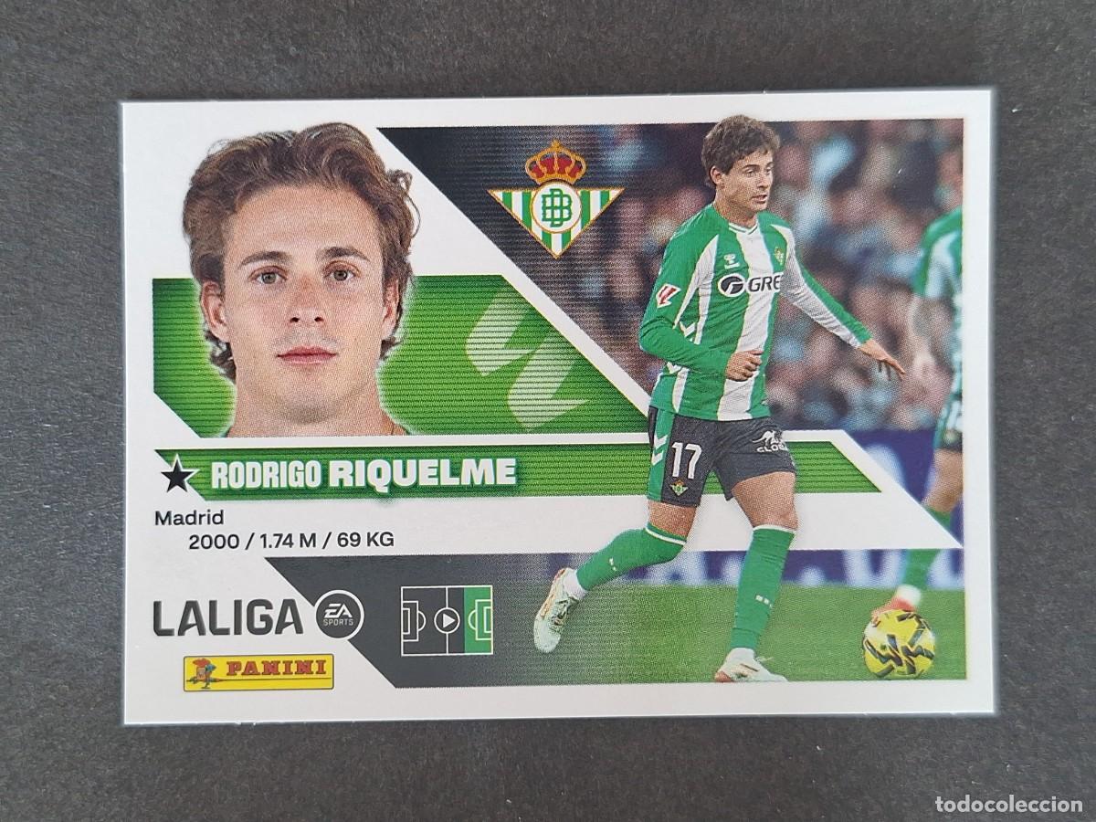Cromos de f&uacute;tbol: L2 RIQUELME REAL BETIS BALOMPIE LIGA ESTE 2026 2027 26 27 NUNCA PEGADO SIN PEGAR