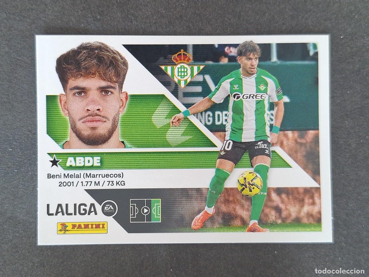 Cromos de f&uacute;tbol: L2 ABDE REAL BETIS BALOMPIE LIGA ESTE 2026 2027 26 27 NUNCA PEGADO SIN PEGAR