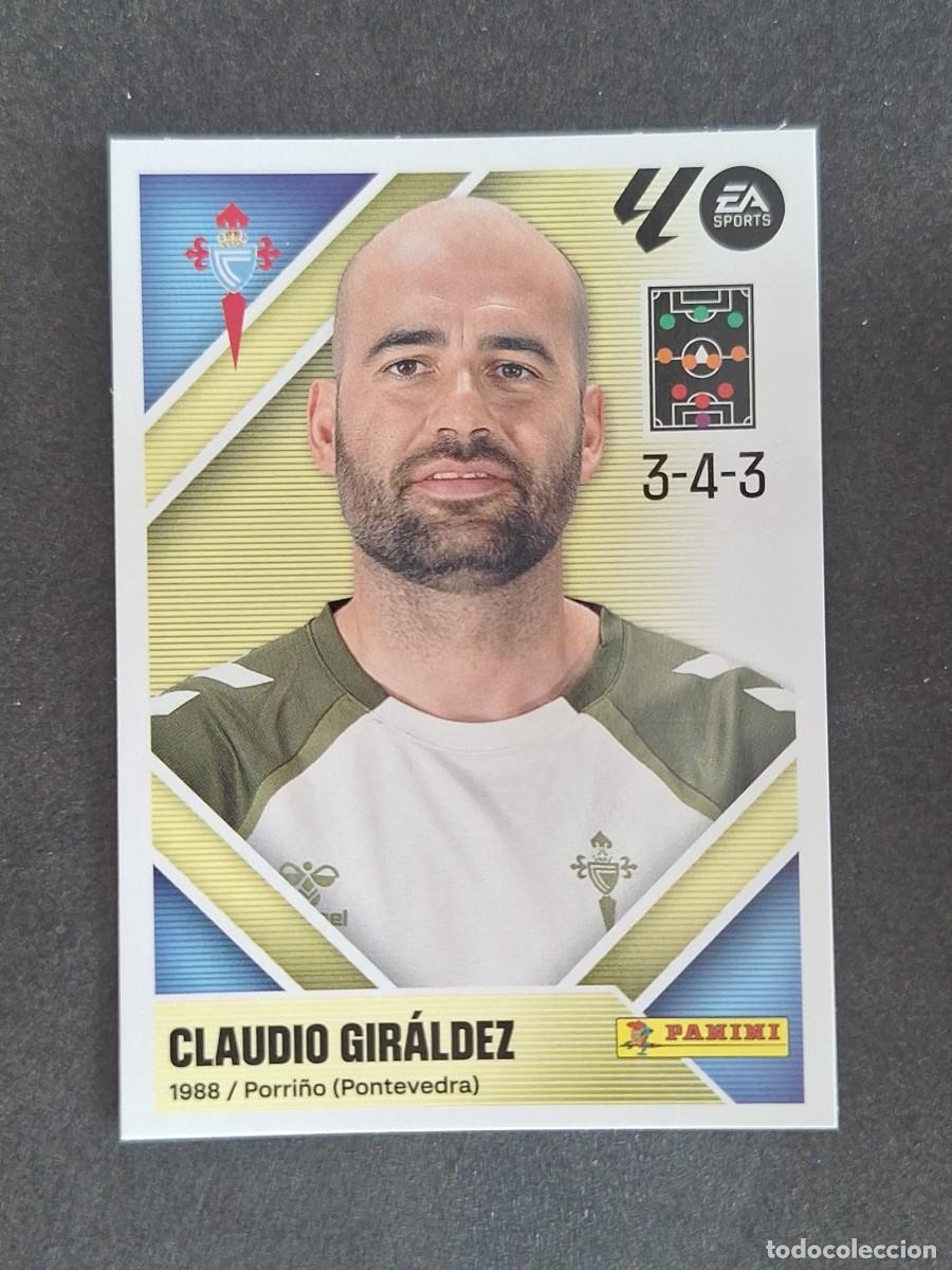 Cromos de f&uacute;tbol: L2 CLAUDIO GIRALDEZ ENTRENADOR CELTA DE VIGO LIGA ESTE 2026 2027 26 27 NUNCA PEGADO SIN PEGAR