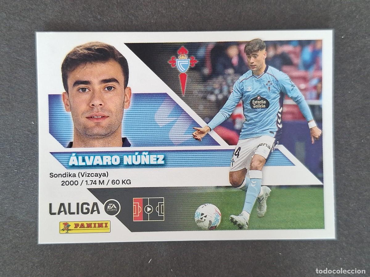 Cromos de f&uacute;tbol: L2 ALVARO NU&Ntilde;EZ CELTA DE VIGO LIGA ESTE 2026 2027 26 27 NUNCA PEGADO SIN PEGAR