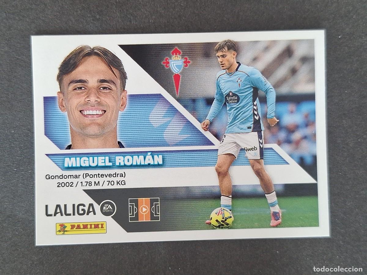 Cromos de f&uacute;tbol: L2 MIGUEL ROMAN CELTA DE VIGO LIGA ESTE 2026 2027 26 27 NUNCA PEGADO SIN PEGAR