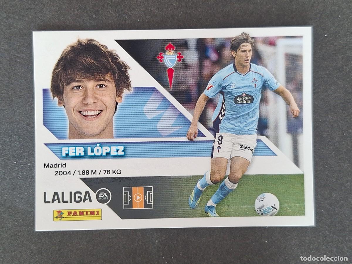 Cromos de f&uacute;tbol: L2 FER LOPEZ CELTA DE VIGO LIGA ESTE 2026 2027 26 27 NUNCA PEGADO SIN PEGAR
