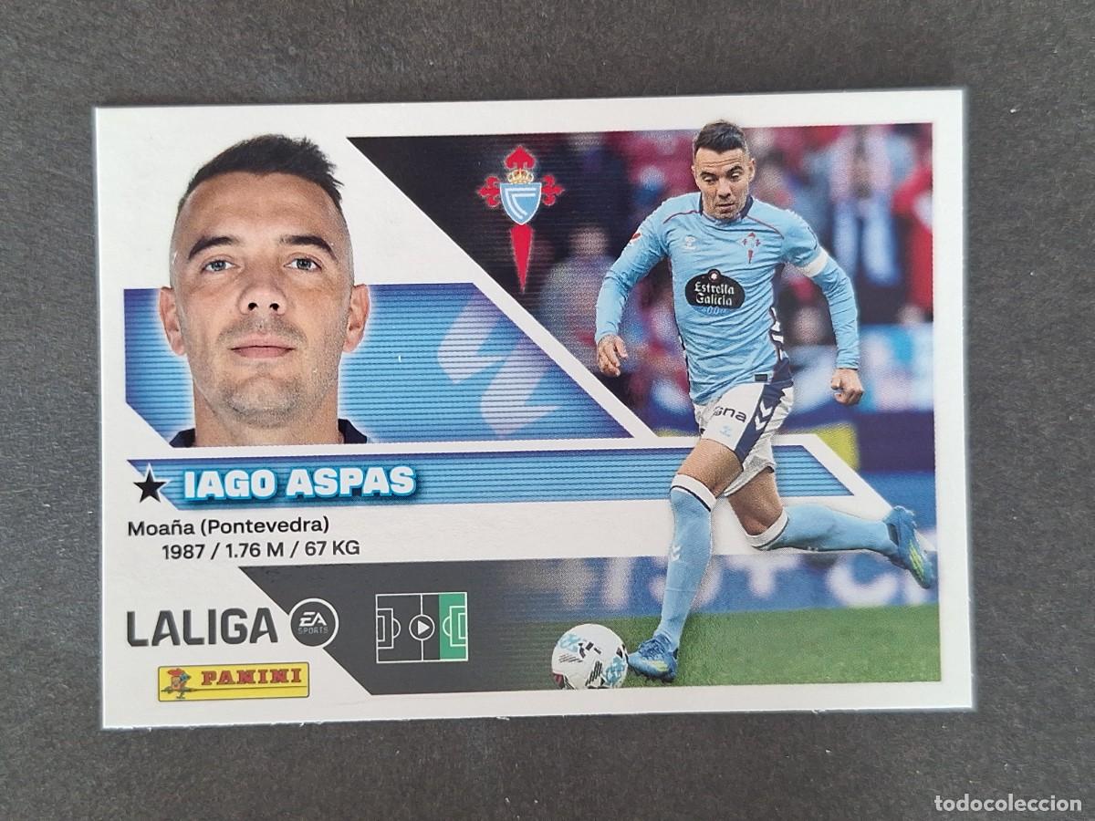 Cromos de f&uacute;tbol: L2 IAGO ASPAS CELTA DE VIGO LIGA ESTE 2026 2027 26 27 NUNCA PEGADO SIN PEGAR