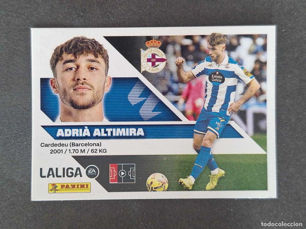 Cromos de f&uacute;tbol: L2 ADRIA ALTIMIRA DEPORTIVO DE LA CORU&Ntilde;A LIGA ESTE 2026 2027 26 27 NUNCA PEGADO SIN PEGAR