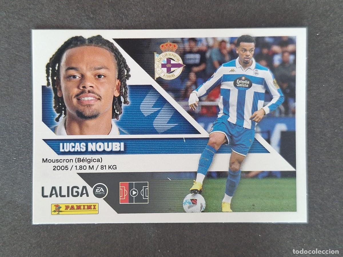 Cromos de f&uacute;tbol: L2 NOUBI DEPORTIVO DE LA CORU&Ntilde;A LIGA ESTE 2026 2027 26 27 NUNCA PEGADO SIN PEGAR