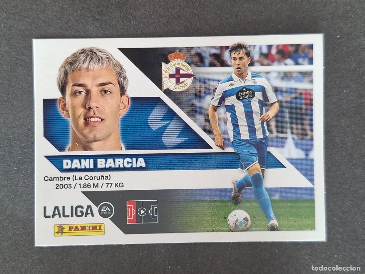 Cromos de f&uacute;tbol: L2 DANI BARCIA DEPORTIVO DE LA CORU&Ntilde;A LIGA ESTE 2026 2027 26 27 NUNCA PEGADO SIN PEGAR