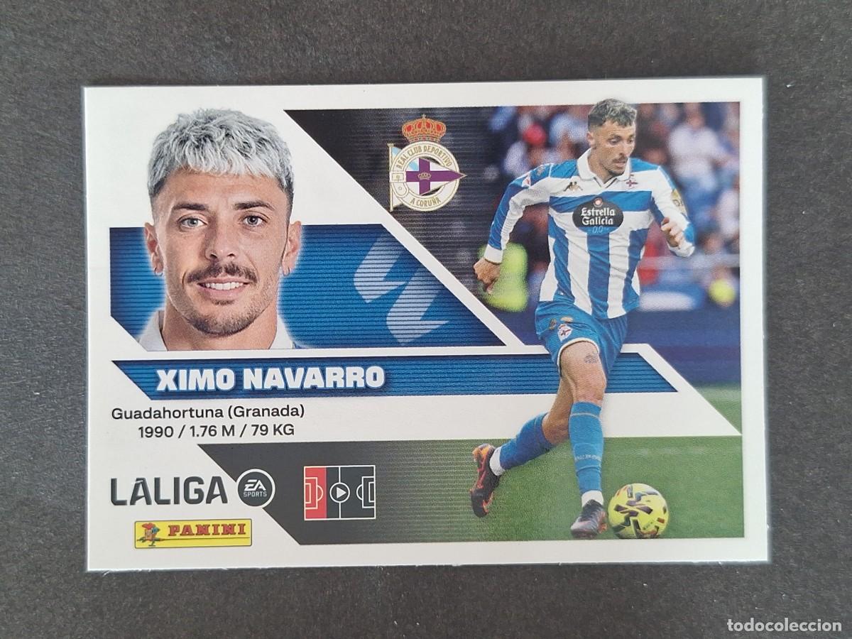 Cromos de f&uacute;tbol: L2 XIMO NAVARRO DEPORTIVO DE LA CORU&Ntilde;A LIGA ESTE 2026 2027 26 27 NUNCA PEGADO SIN PEGAR