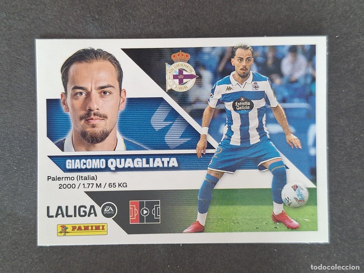 Cromos de f&uacute;tbol: L2 QUAGLIATA DEPORTIVO DE LA CORU&Ntilde;A LIGA ESTE 2026 2027 26 27 NUNCA PEGADO SIN PEGAR