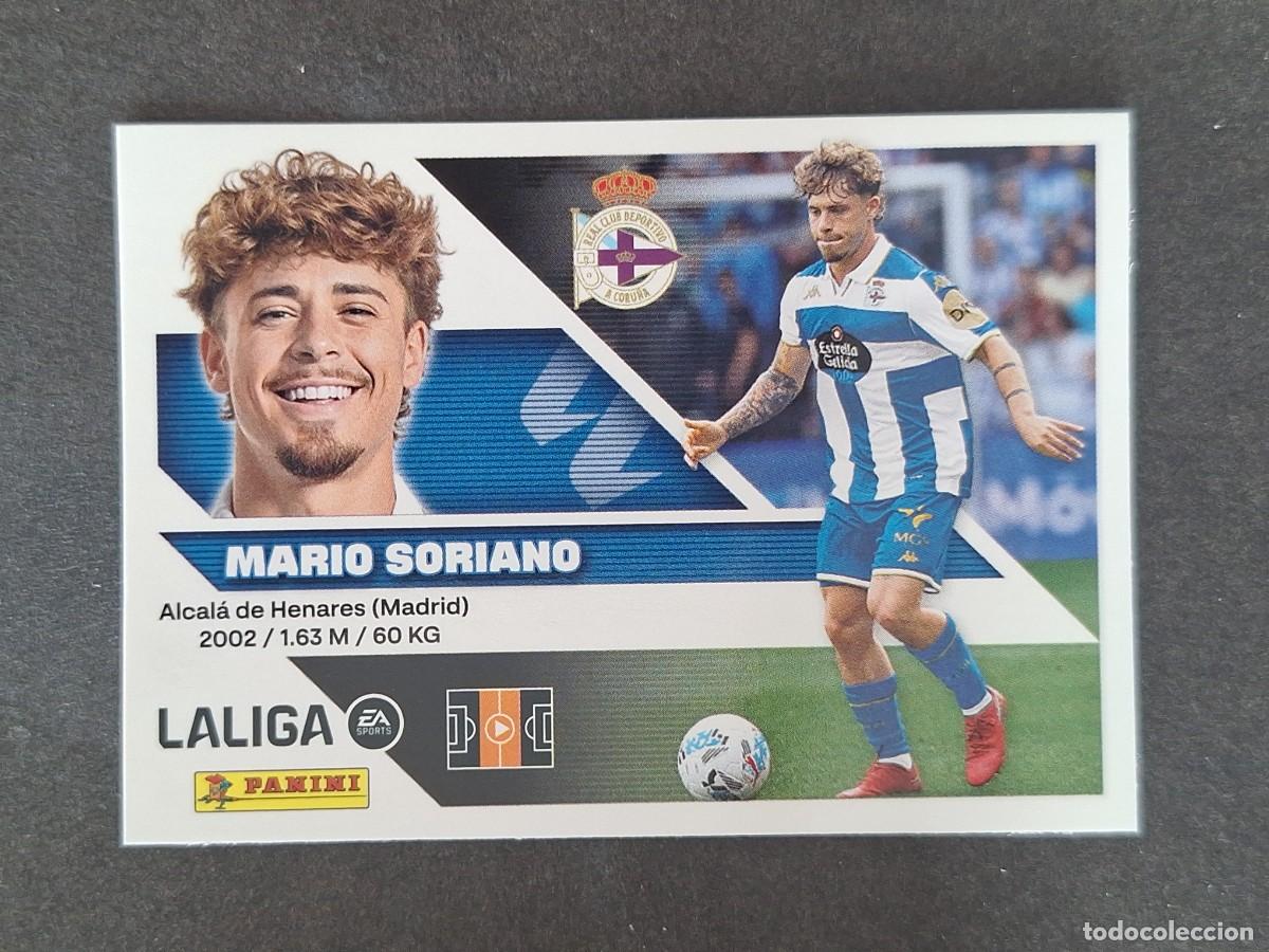 Cromos de f&uacute;tbol: L2 MARIO SORIANO DEPORTIVO DE LA CORU&Ntilde;A LIGA ESTE 2026 2027 26 27 NUNCA PEGADO SIN PEGAR