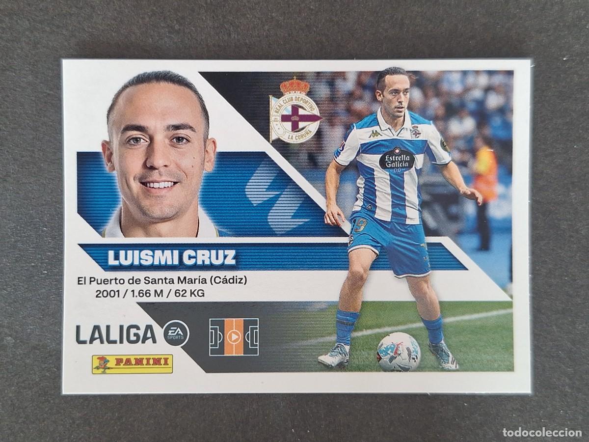 Cromos de f&uacute;tbol: L2 LUISMI CRUZ DEPORTIVO DE LA CORU&Ntilde;A LIGA ESTE 2026 2027 26 27 NUNCA PEGADO SIN PEGAR