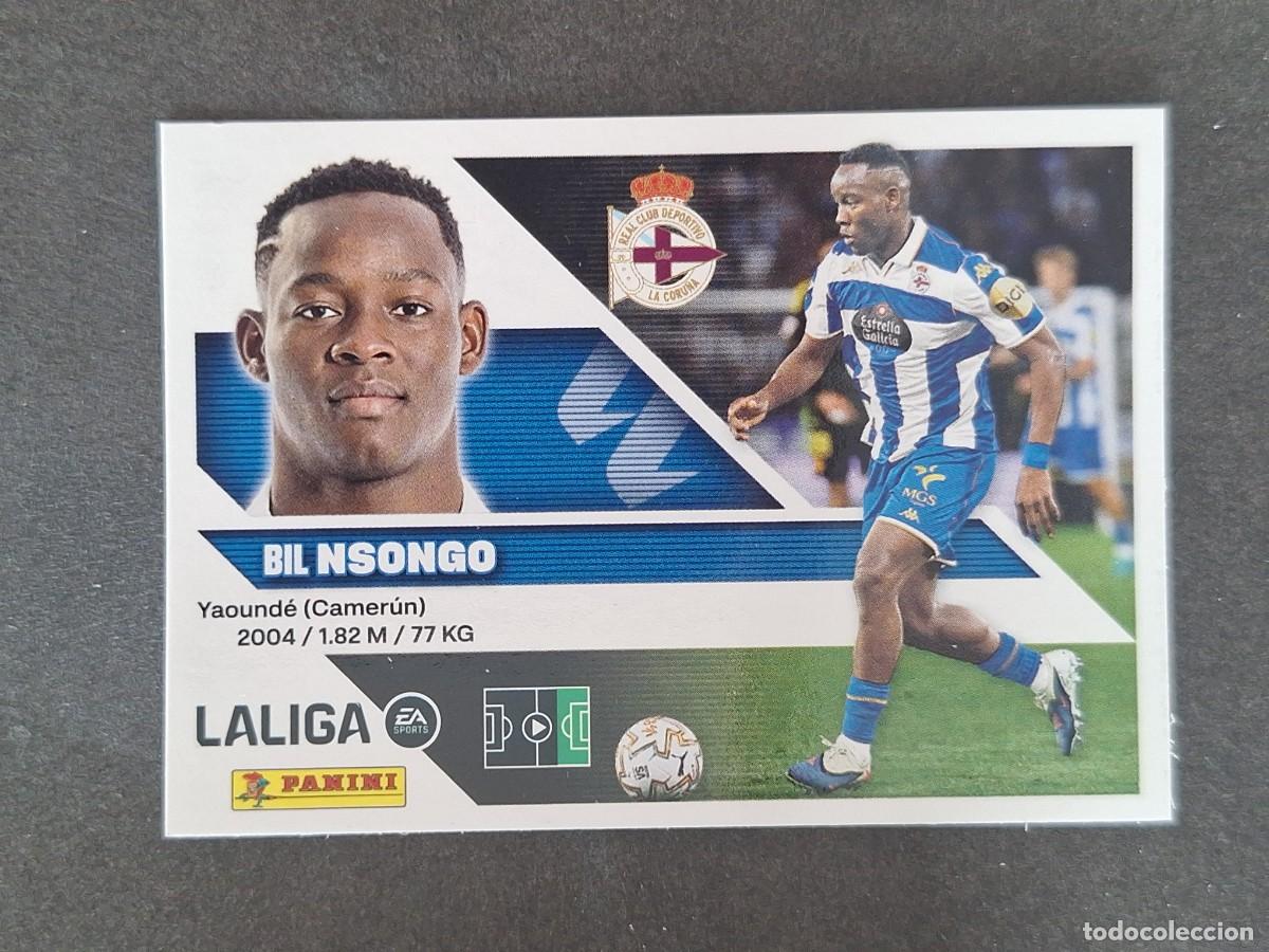 Fu&szlig;ball-Sticker: L2 NSONGO DEPORTIVO DE LA CORU&Ntilde;A LIGA ESTE 2026 2027 26 27 NUNCA PEGADO SIN PEGAR