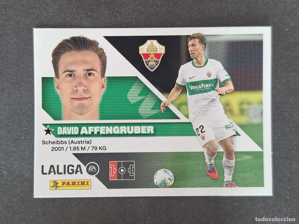 Fu&szlig;ball-Sticker: L2 AFFENGRUBER ELCHE C. F. LIGA ESTE 2026 2027 26 27 NUNCA PEGADO SIN PEGAR