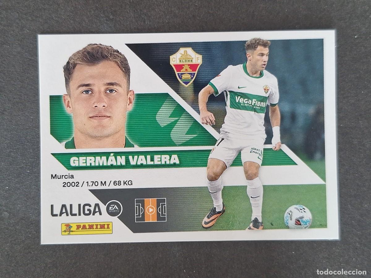 Fu&szlig;ball-Sticker: L2 GERMAN VALERA ELCHE C. F. LIGA ESTE 2026 2027 26 27 NUNCA PEGADO SIN PEGAR