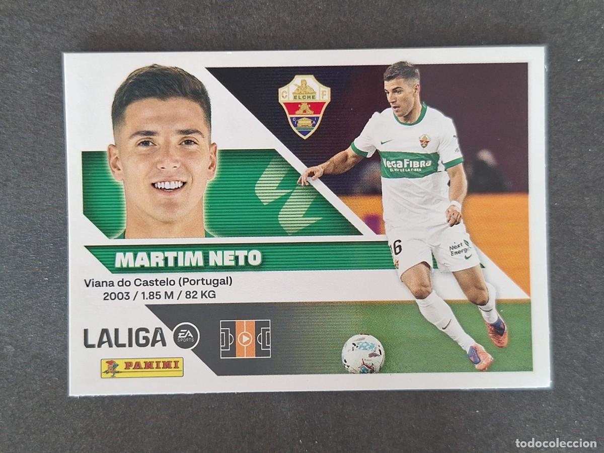Fu&szlig;ball-Sticker: L2 MARTIM NETO ELCHE C. F. LIGA ESTE 2026 2027 26 27 NUNCA PEGADO SIN PEGAR