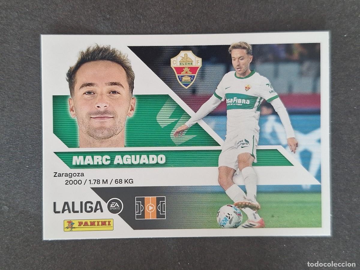 Fu&szlig;ball-Sticker: L2 MARC AGUADO ELCHE C. F. LIGA ESTE 2026 2027 26 27 NUNCA PEGADO SIN PEGAR