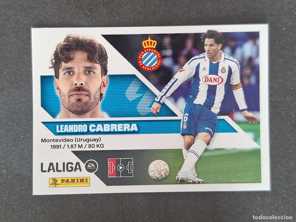Cromos de f&uacute;tbol: L2 CABRERA R. C. D. ESPA&Ntilde;OL LIGA ESTE 2026 2027 26 27 NUNCA PEGADO SIN PEGAR