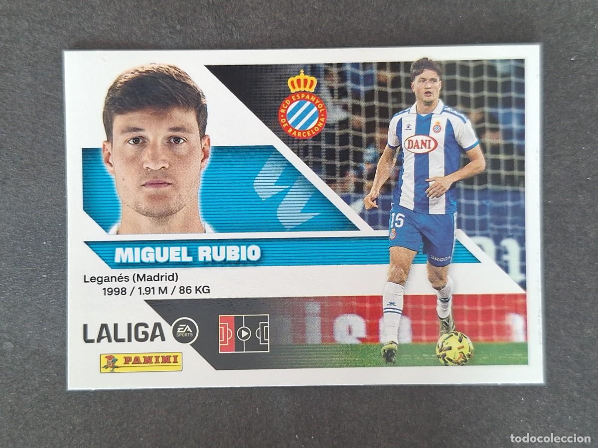 Cromos de f&uacute;tbol: L2 MIGUEL RUBIO R. C. D. ESPA&Ntilde;OL LIGA ESTE 2026 2027 26 27 NUNCA PEGADO SIN PEGAR