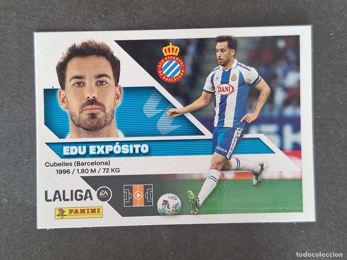 Cromos de f&uacute;tbol: L2 EDU EXPOSITO R. C. D. ESPA&Ntilde;OL LIGA ESTE 2026 2027 26 27 NUNCA PEGADO SIN PEGAR