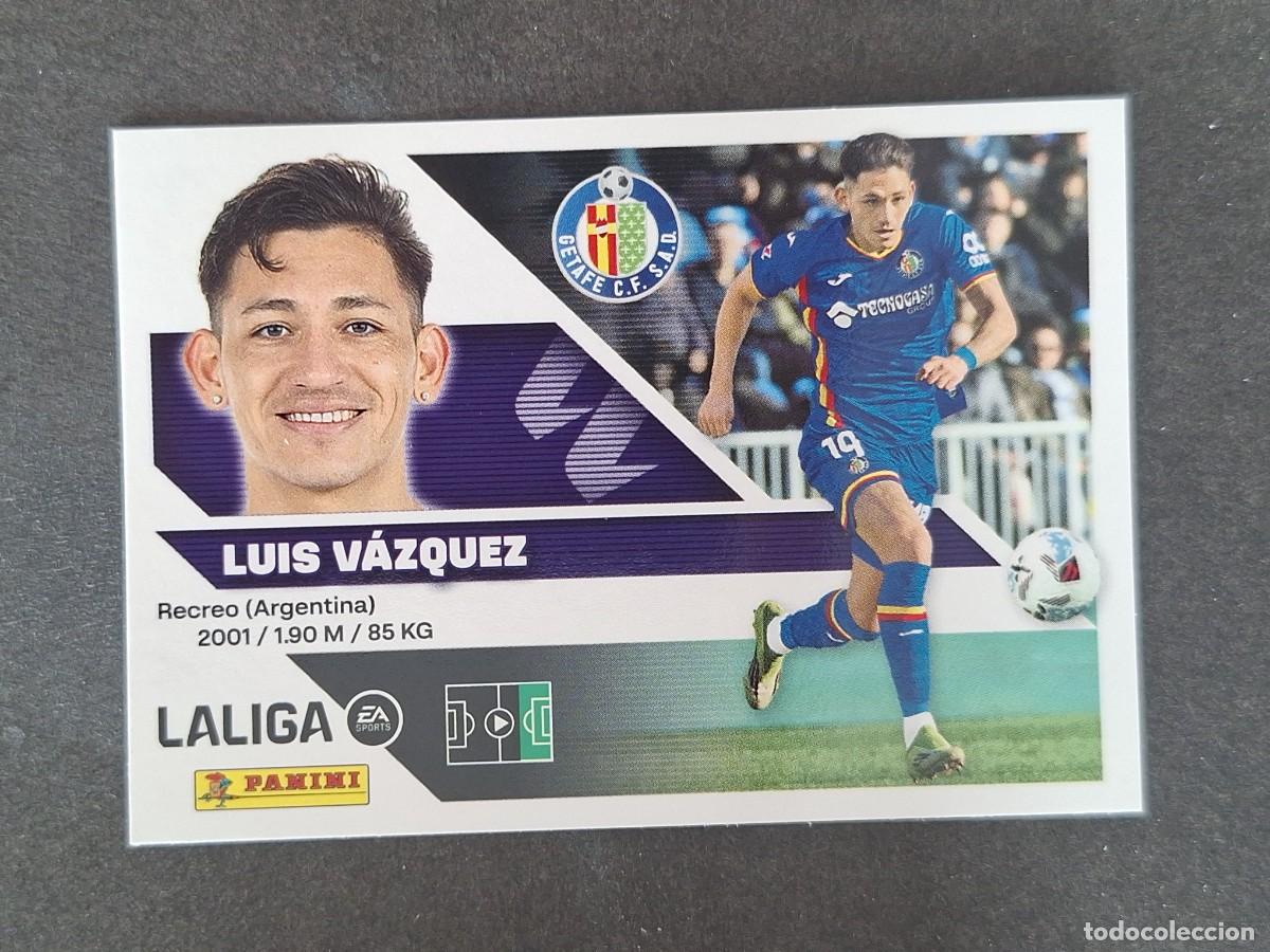 Cromos de f&uacute;tbol: L2 LUIS VAZQUEZ GETAFE C. F. LIGA ESTE 2026 2027 26 27 NUNCA PEGADO SIN PEGAR