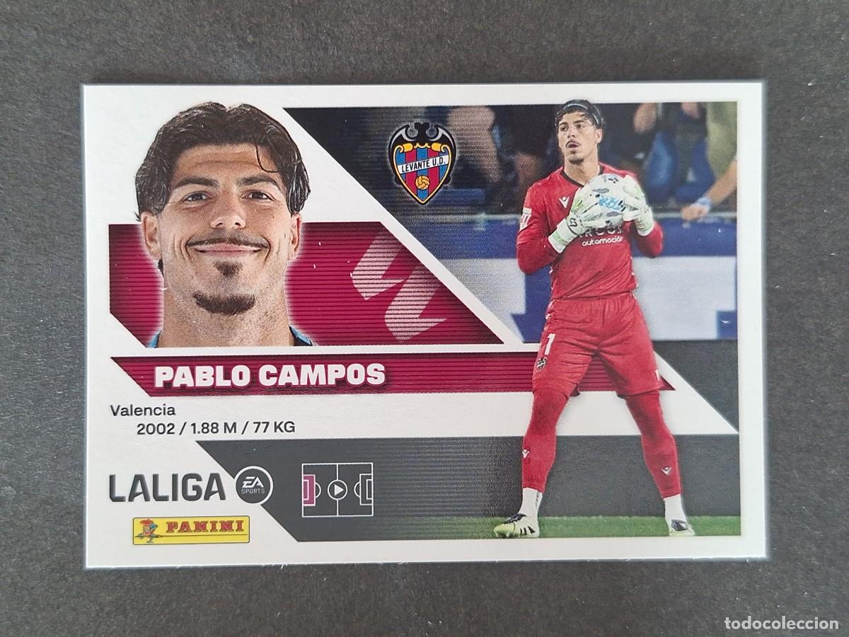 Cromos de f&uacute;tbol: L2 PABLO CAMPOS LEVANTE U. D. LIGA ESTE 2026 2027 26 27 NUNCA PEGADO SIN PEGAR