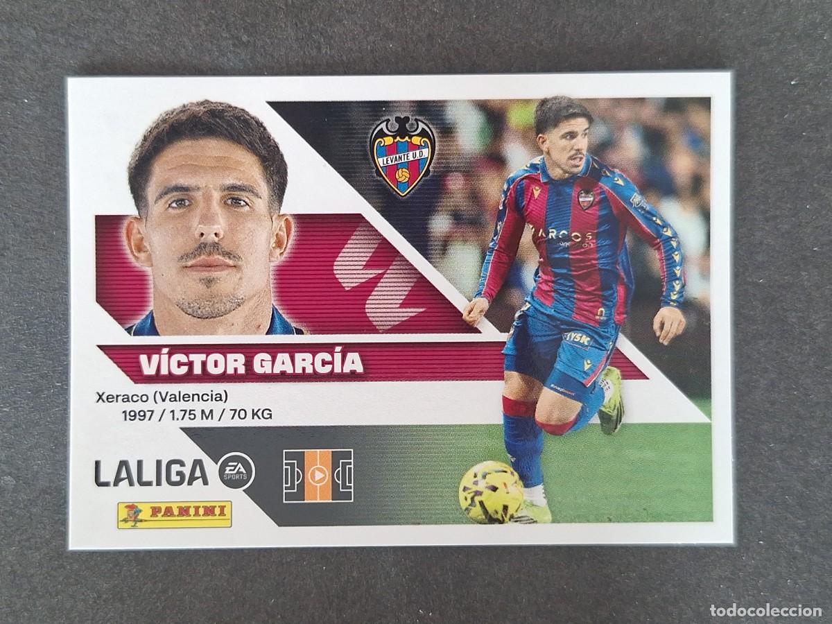 Cromos de f&uacute;tbol: L2 VICTOR GARCIA LEVANTE U. D. LIGA ESTE 2026 2027 26 27 NUNCA PEGADO SIN PEGAR