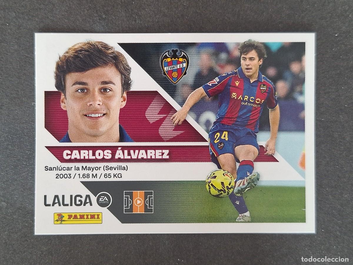 Cromos de f&uacute;tbol: L2 CARLOS ALVAREZ LEVANTE U. D. LIGA ESTE 2026 2027 26 27 NUNCA PEGADO SIN PEGAR
