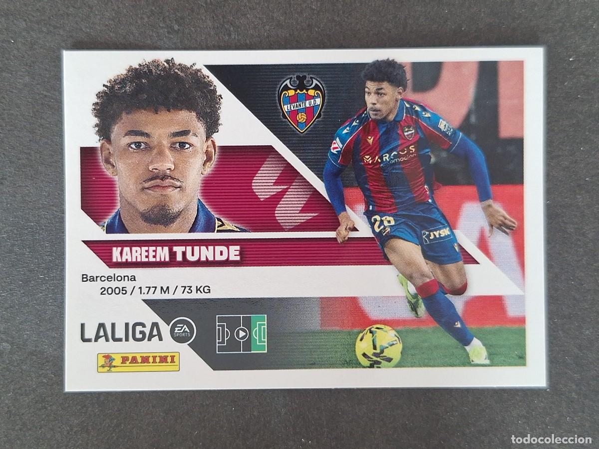 Cromos de f&uacute;tbol: L2 TUNDE LEVANTE U. D. LIGA ESTE 2026 2027 26 27 NUNCA PEGADO SIN PEGAR