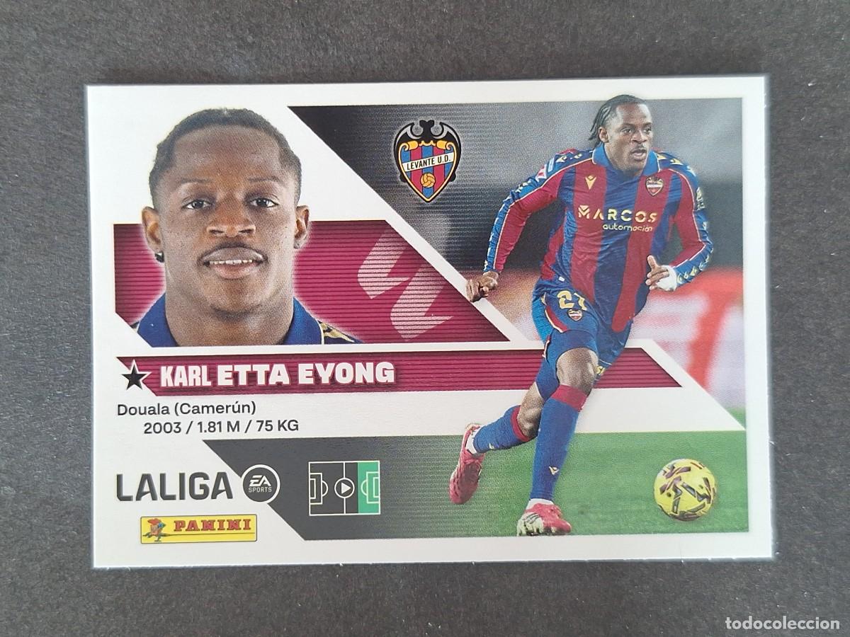 Cromos de f&uacute;tbol: L2 ETTA EYONG LEVANTE U. D. LIGA ESTE 2026 2027 26 27 NUNCA PEGADO SIN PEGAR