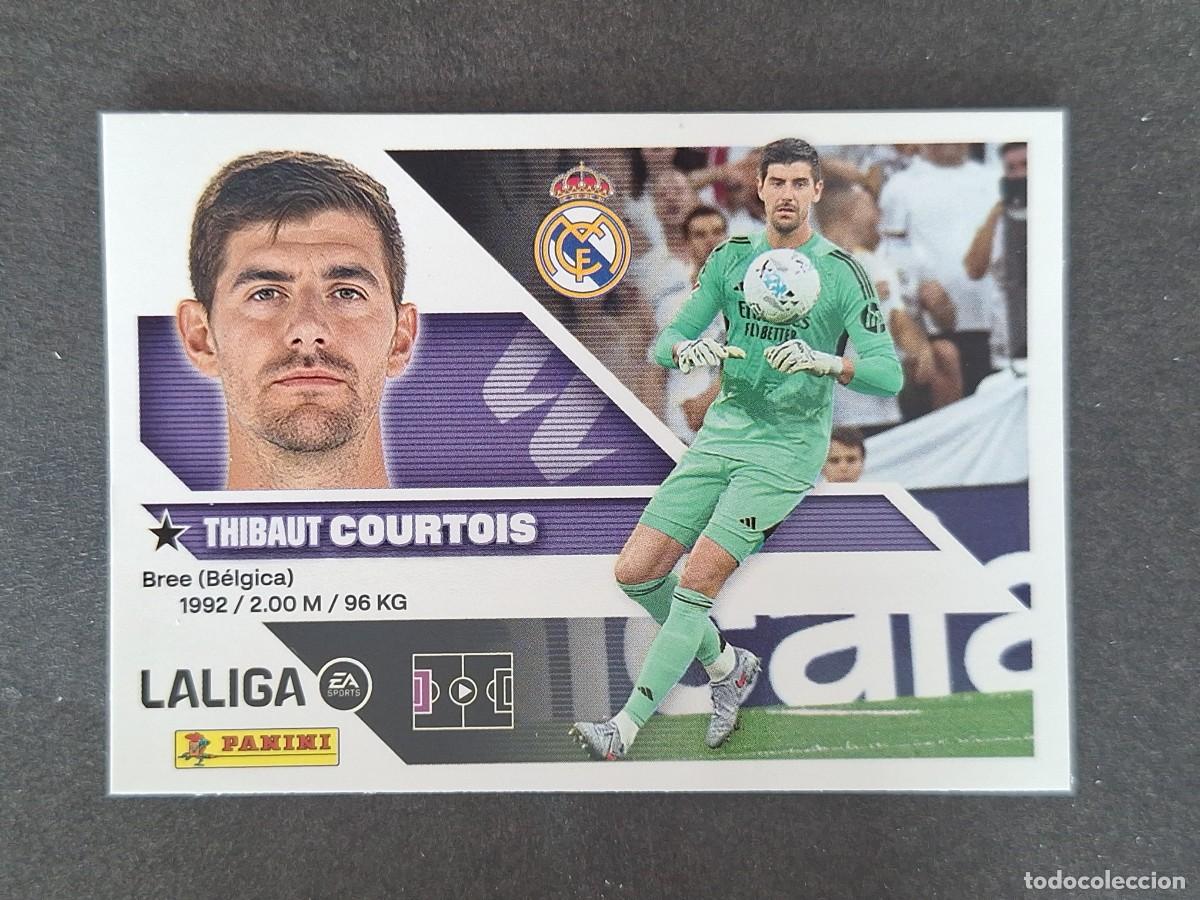Cromos de f&uacute;tbol: L2 COURTOIS REAL MADRID LIGA ESTE 2026 2027 26 27 NUNCA PEGADO SIN PEGAR