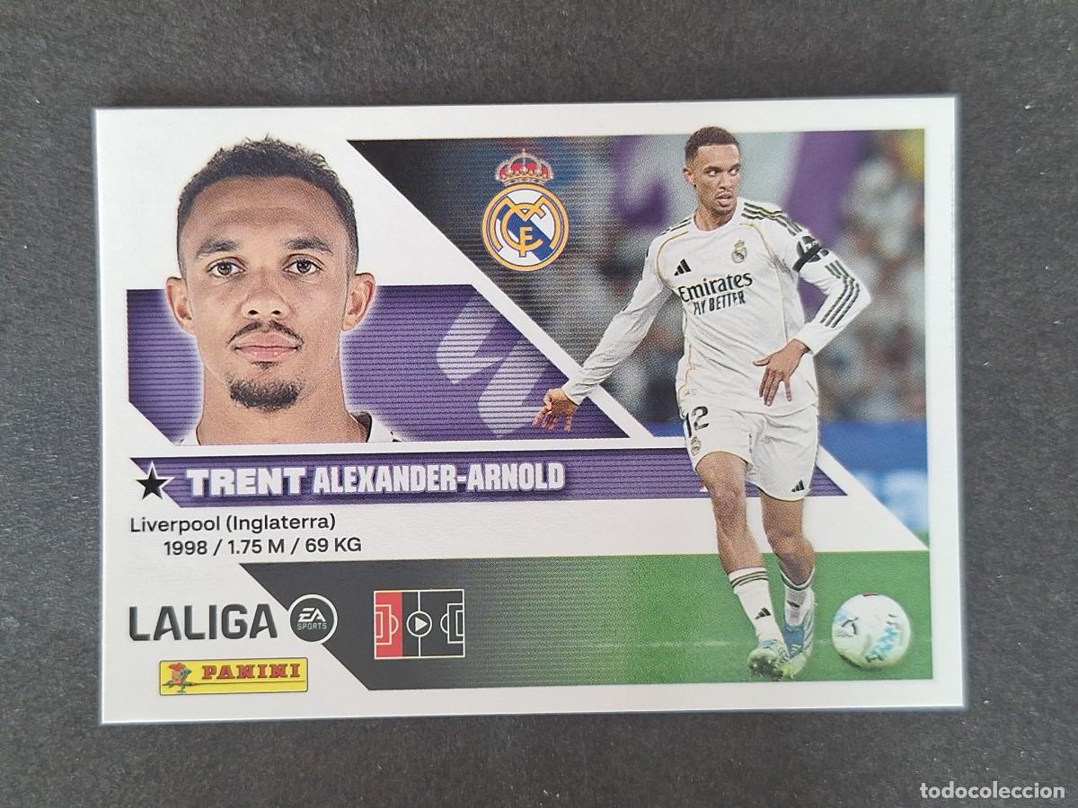 Cromos de f&uacute;tbol: L2 TRENT REAL MADRID LIGA ESTE 2026 2027 26 27 NUNCA PEGADO SIN PEGAR
