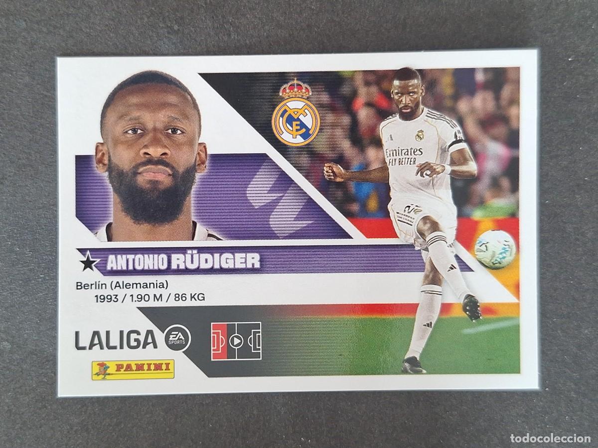 Cromos de f&uacute;tbol: L2 R&Uuml;DIGER REAL MADRID LIGA ESTE 2026 2027 26 27 NUNCA PEGADO SIN PEGAR