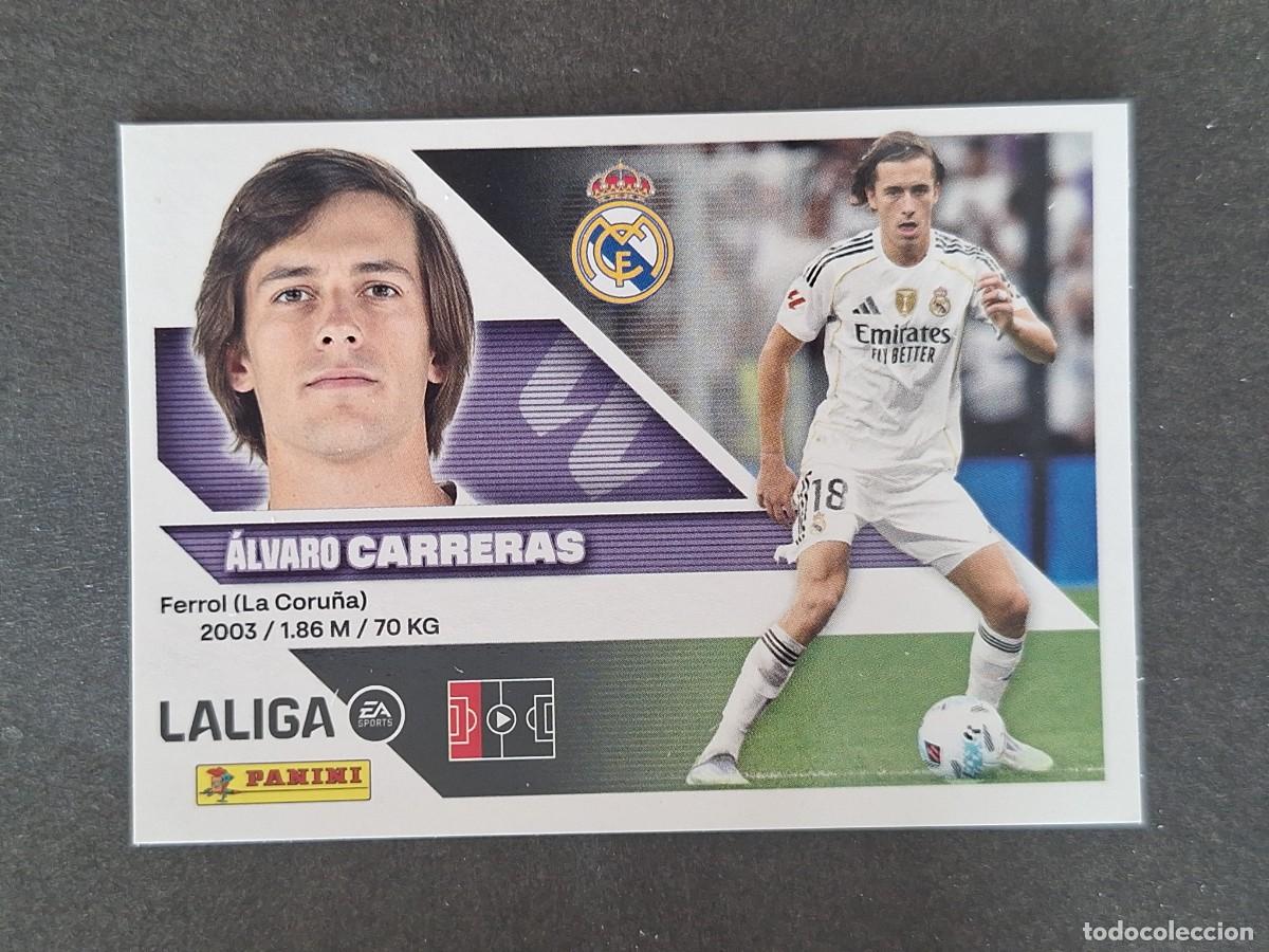 Cromos de f&uacute;tbol: L2 CARRERAS REAL MADRID LIGA ESTE 2026 2027 26 27 NUNCA PEGADO SIN PEGAR