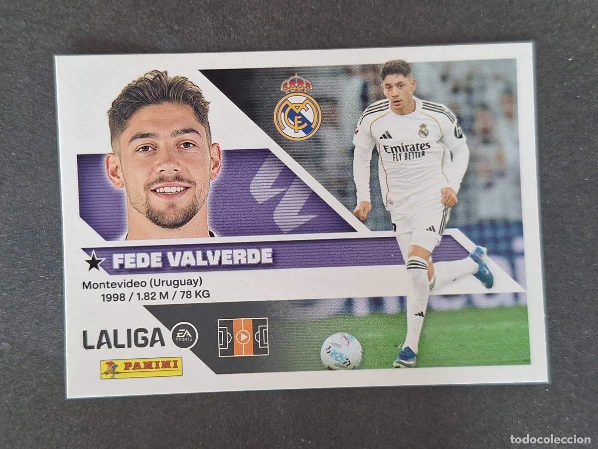 Cromos de f&uacute;tbol: L2 FEDE VALVERDE REAL MADRID LIGA ESTE 2026 2027 26 27 NUNCA PEGADO SIN PEGAR
