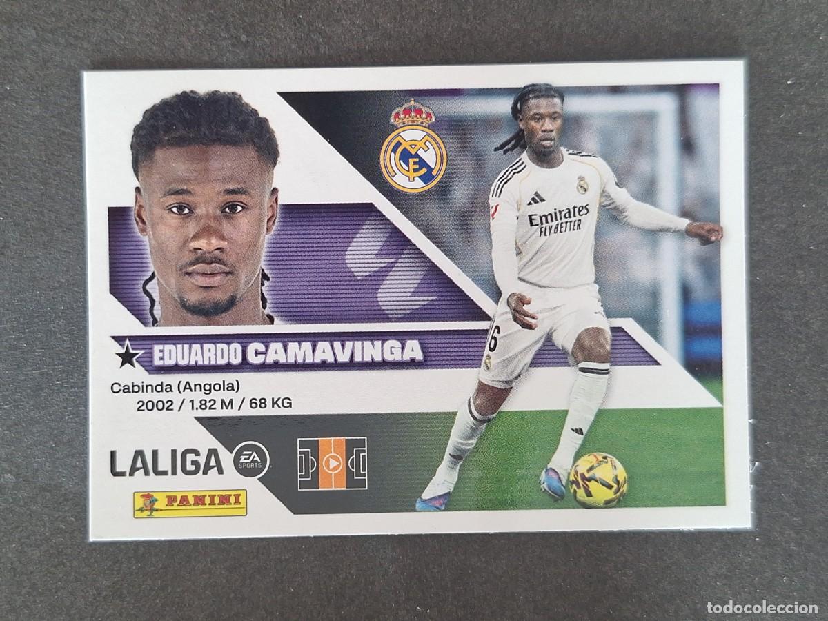 Cromos de f&uacute;tbol: L2 CAMAVINGA REAL MADRID LIGA ESTE 2026 2027 26 27 NUNCA PEGADO SIN PEGAR